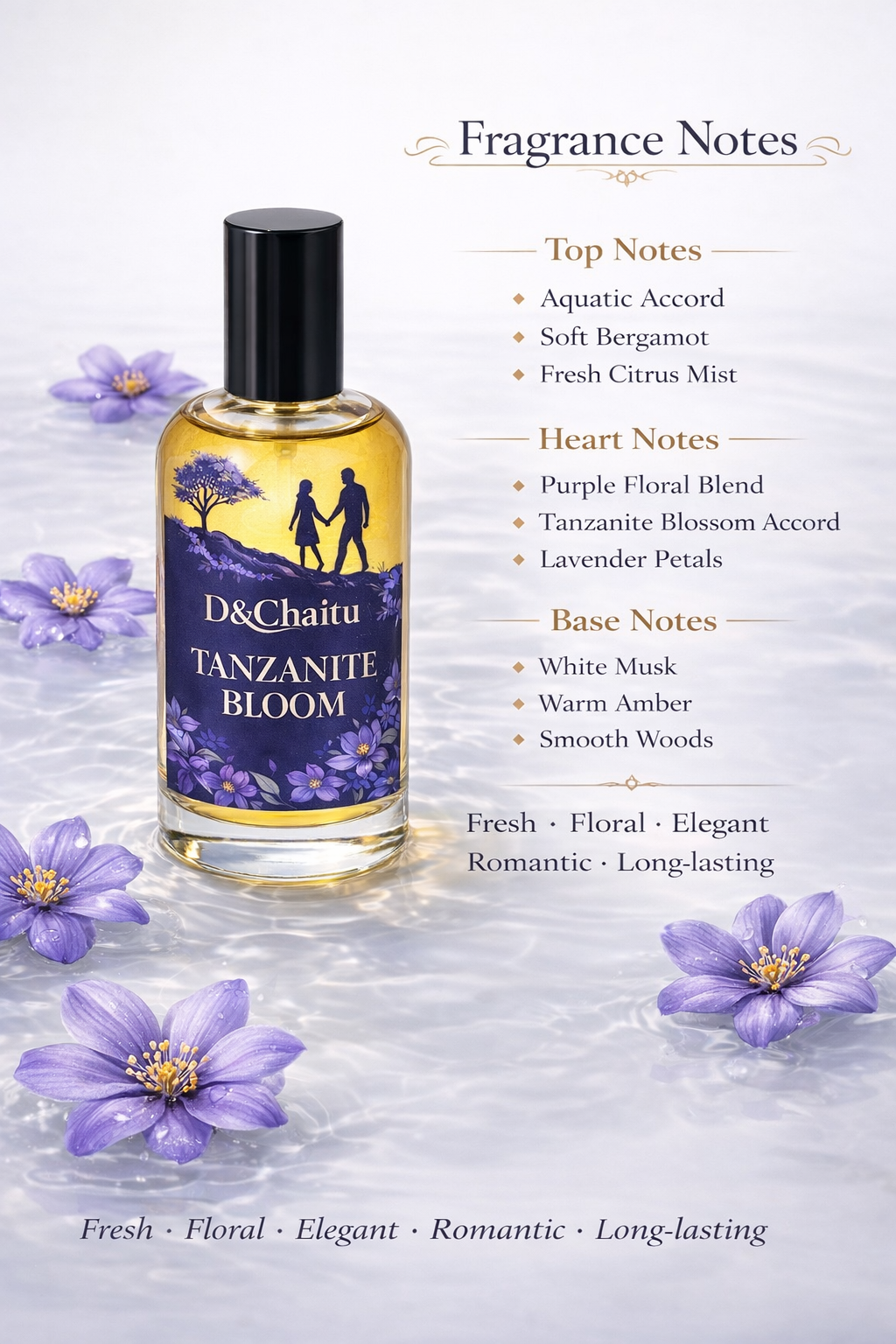 D&Chaitu – Tanzanite Bloom (Eau de Parfum, 50 ml)