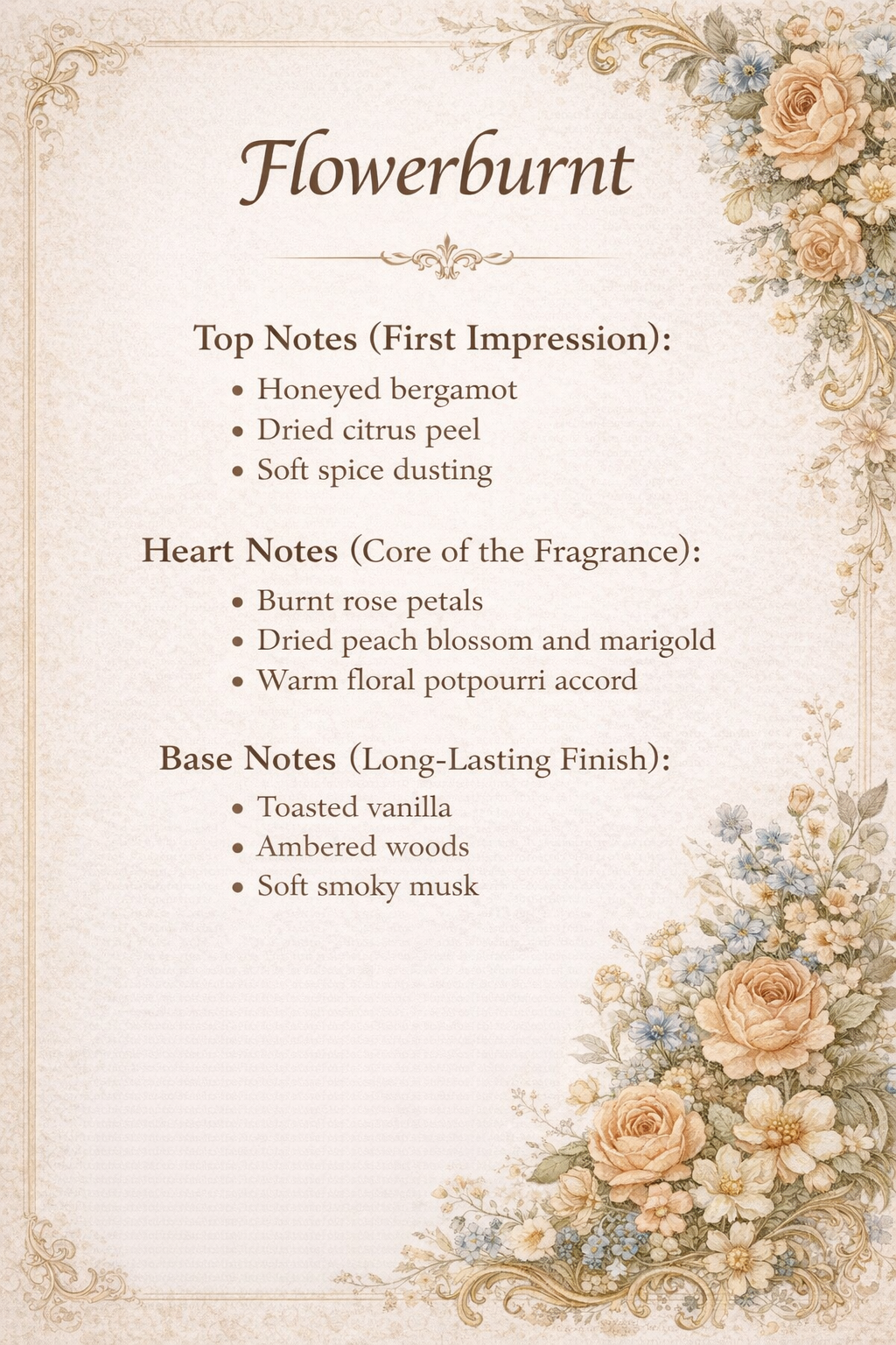 D&Chaitu –  Flowerburnt  (Eau de Parfum, 50 ml)