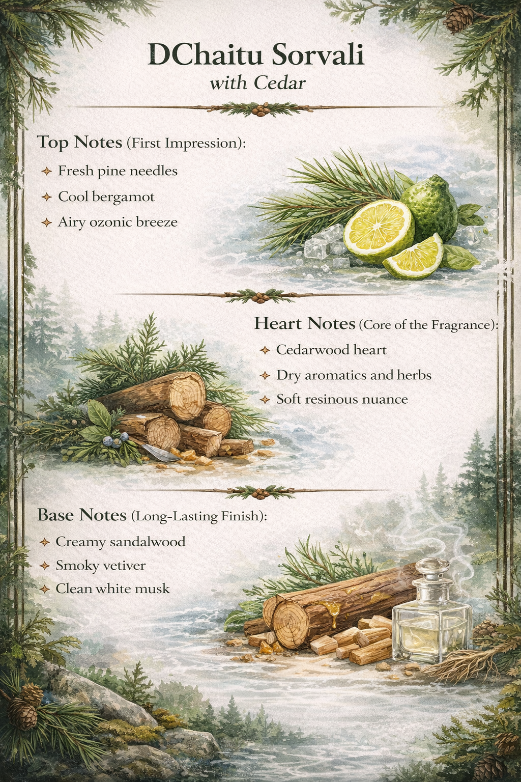 D&Chaitu –  Sorvali with Cedar  (Eau de Parfum, 50 ml)