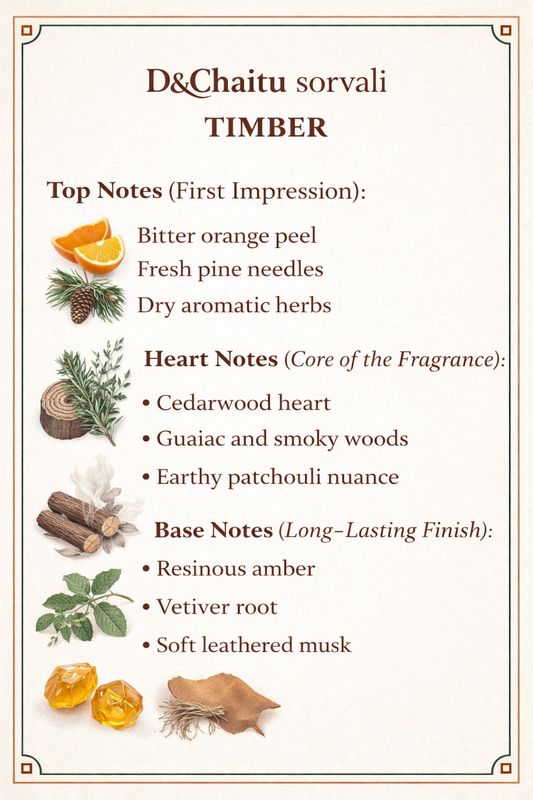 D&Chaitu –  Sorvali Timber (Eau de Parfum, 50 ml)